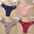 FINETOO-bragas de algodón para mujer, ropa interior Sexy de cintura baja, lence en internet