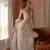 Pijama de malla de encaje para mujer, camisón largo para novia, bata de boda, a - MEGA BUY VARIETIES