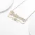 Qitian-Collar personalizado con nombre y corazón para mujer, colgante dorado de - MEGA BUY VARIETIES