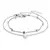 Vienkim-tobilleras de dos capas para mujer, pulsera de ganchillo con forma de co en internet