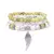 Pulsera con colgante de ala de Ángel rosa para mujer, pulsera hecha a mano, cue - tienda online