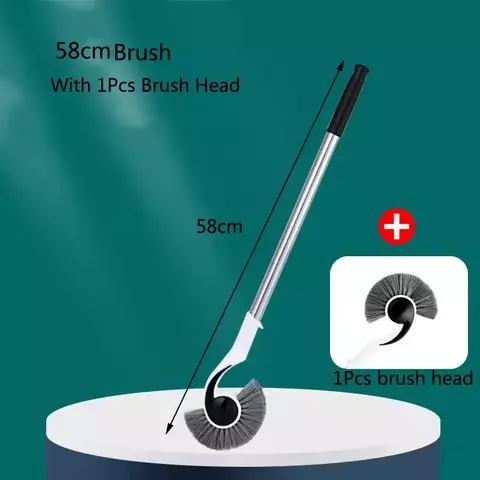 Cepillos de limpieza duraderos con mango largo de 58/93/123cm, limpiador de alga