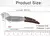 Cuchillo de carnicero de 3 pulgadas, cuchillo de utilidad con mango de madera pa en internet