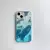 Funda de teléfono de verano brillante, carcasa a prueba de golpes, azul, glacia en internet