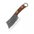 Cuchillo de cocina de acero inoxidable con mango de madera, utensilio para corta