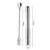 Muddler de cóctel de acero inoxidable de 2 piezas, cuchara mezcladora de Bar, a