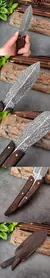 Imagen de Cuchillo de carnicero de 3 pulgadas, cuchillo de utilidad con mango de madera pa