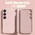 Funda de silicona líquida para Samsung Galaxy, carcasa trasera suave para telé en internet