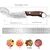 Cuchillos de cocina de acero sin lluvia, cuchillo de deshuesar, cuchillo de Chef en internet