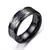 Clássico 8mm preto tungstênio casamento dragão celta para homens moda aço in