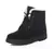 Imagen de Botas de inverno femininas de salto baixo botas femininas com pele quente sapato
