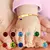 Pulsera personalizada con piedra natal para niño niña, pulsera personalizada c - tienda online