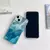 Funda de teléfono de verano brillante, carcasa a prueba de golpes, azul, glacia en internet