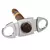 Cortador de cigarros de acero inoxidable, cortador clásico de Metal, Guillotina