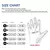 Paquete de 100 guantes desechables de nitrilo negro para limpieza del hogar, her - tienda online