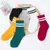 Calcetines holgados de algodón para mujer, medias largas a rayas, coloridas, es en internet