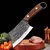 Cuchillo de cocina de acero inoxidable con mango de madera, utensilio para corta - comprar online