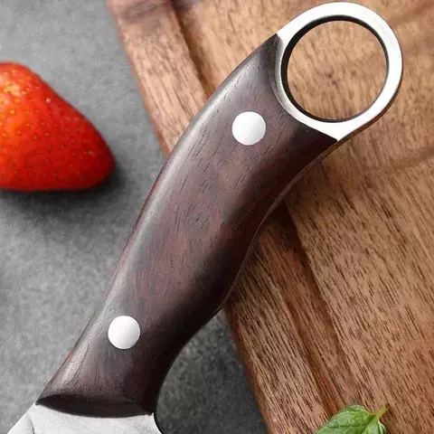 Cuchillos de cocina de acero sin lluvia, cuchillo de deshuesar, cuchillo de Chef