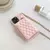 Funda de cuero con correa cruzada para IPhone, funda de teléfono con cordón pa