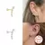 CANNER Pendientes Plata 925 Pendientes Piercing para Mujer Zirconia cúbica Plat - comprar online