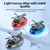 Helicóptero de rotación con energía Solar, aromaterapia Solar, ambientador para coche, aleación + ABS, fragancia de madera, difusor de Aroma automático - tienda online