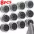8/1 pçs auto adesivo toalha plug titular fixado na parede organizadores do banh - MEGA BUY VARIETIES