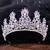 Tiaras de diamantes de imitación para novia, diademas de Color plateado púrpur - comprar online