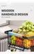 Cesta de metal para frutas y verduras, estante de almacenamiento de cocina apila en internet