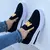 Mulheres outono tênis casual duplo m impresso lado zíper sapatos de plataforma
