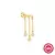 CANNER Pendientes Plata 925 Pendientes Piercing para Mujer Zirconia cúbica Plat - comprar online