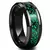 Clássico 8mm preto tungstênio casamento dragão celta para homens moda aço in - tienda online