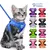 Conjunto de correa de arnés para gatos para perros pequeños, arnés ajustable - tienda online