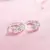 Venda superior 925 brincos de agulhas de prata esterlina para casamento feminino