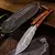 Cuchillo de carnicero de 3 pulgadas, cuchillo de utilidad con mango de madera pa