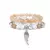 Imagen de Pulsera con colgante de ala de Ángel rosa para mujer, pulsera hecha a mano, cue