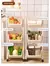 Estantería con carrito, estante de almacenamiento para cocina, esquina de cocin - tienda online