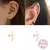 CANNER Pendientes Plata 925 Pendientes Piercing para Mujer Zirconia cúbica Plat en internet