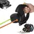 Correa retráctil para perrito doble con luz LED, giratoria 360 sin enredos para cada frenado independiente de perros con cables reflectantes de 3M - MEGA BUY VARIETIES