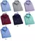 Camisas Oxford 100% de algodón puro para hombre, camisa a cuadros de manga larg