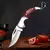 Cuchillo de deshuesado de acero inoxidable, hoja plegable, cuchillo de carnicero