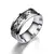 Imagen de Clássico 8mm preto tungstênio casamento dragão celta para homens moda aço in