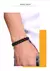 Imagen de Vnox-Pulsera cadena de eslabones de acero inoxidable unisex, brazalete curvo sim