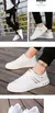 Homens tênis sapatos casuais homens apartamentos zapatillas hombre leve couro d - tienda online