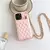 Funda de cuero con correa cruzada para IPhone, funda de teléfono con cordón pa - comprar online