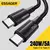 Essager-Cable USB tipo C de carga súper rápida, 240W, para iPhone 15 Pro Max,