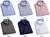 Camisas Oxford 100% de algodón puro para hombre, camisa a cuadros de manga larg