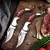 Imagen de Cuchillo de deshuesado de acero inoxidable, hoja plegable, cuchillo de carnicero