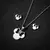 SMJEL-collares de acero inoxidable para mujer, joyería de Mini Animal, collar d