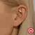 CANNER Pendientes Plata 925 Pendientes Piercing para Mujer Zirconia cúbica Plat en internet