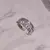 Anillos abiertos de circonita de lujo para mujer, joyería de dedo gótica, anil - comprar online
